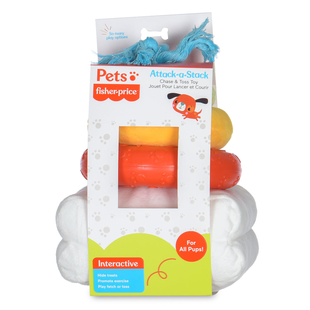 Fisher Price: Attack-A-Stack Chase & Toss Toy – Pets + People