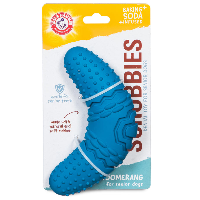 Arm & Hammer: Scrubbies Boomerang Senior Dental Chew Toy Pets + People Arm & Hammer: Scrubbies Boomerang Senior Dental Chew Toy Pets + People