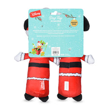 Mickey & Friends: 9" Holiday Mickey & Minnie Contemporary Style Plush Squeaker Bobo Toy