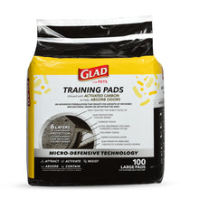 Glad for Pets Activated Carbon Training Pads with Micro-Defensive Technology - 23" x 23" 100ct