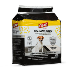 Glad for Pets Activated Carbon Training Pads with Micro-Defensive Technology - 23" x 23" 100ct