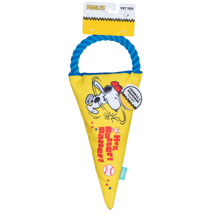 Peanuts: Athlete Flattie Fan Banner and Rope Toy