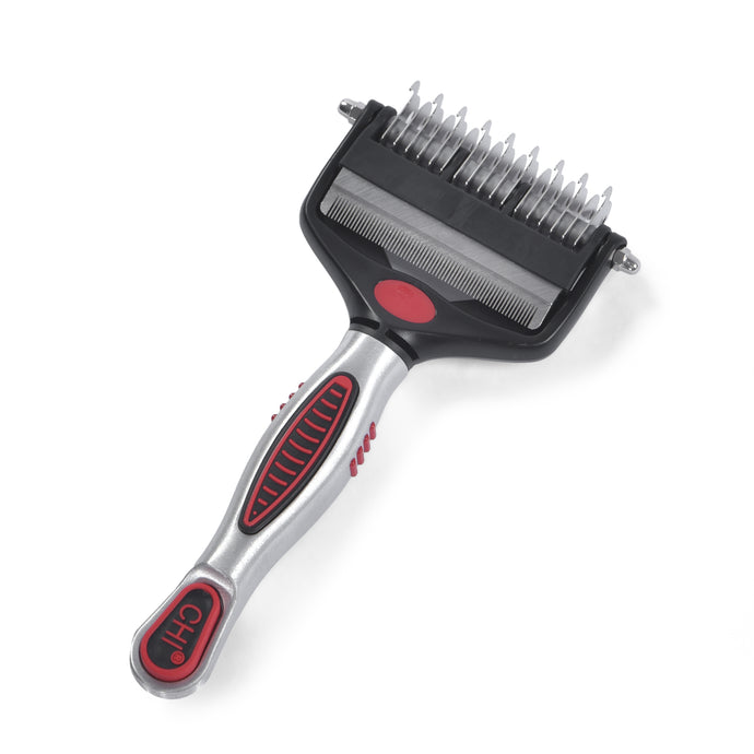 Chi: 2 in 1 Dematting Deshedding Rake Dog – Pets + People