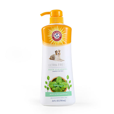 Arm & Hammer Ultra Fresh Deep Cleansing Shampoo with Charcoal & Rosemary Value Size with Pump 24oz
