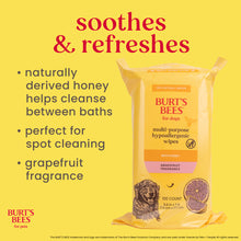 Burt's Bees Multi-Purpose Wipes with Honey - 100 Wipes - Grapefruit