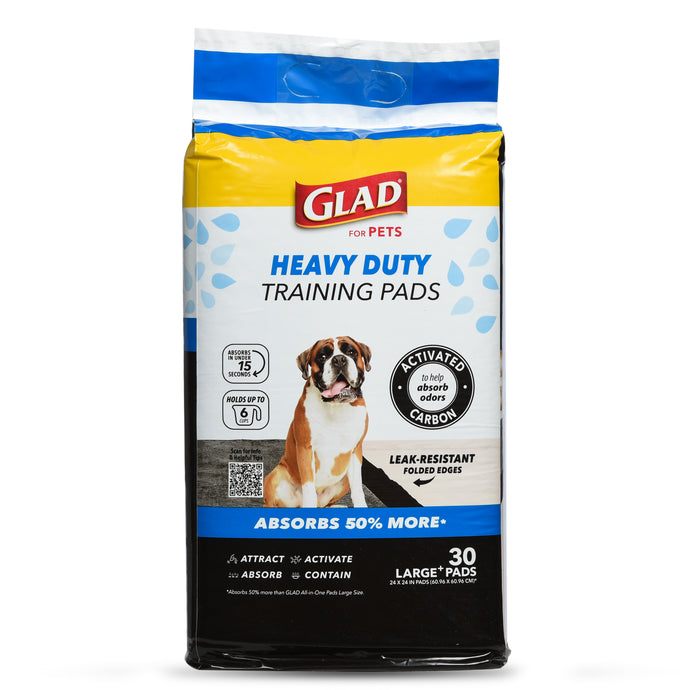 Glad for Pets Heavy Duty Activated Carbon Training Pads - 24