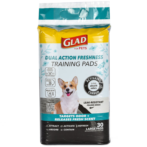 Glad for Pets Dual Action Freshness Activated Carbon Training Pads - 23