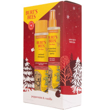 Burt's Bees Holiday Kit - 8 oz - Oatmeal Shampoo & Waterless Bath Spray - Peppermint & Vanilla
