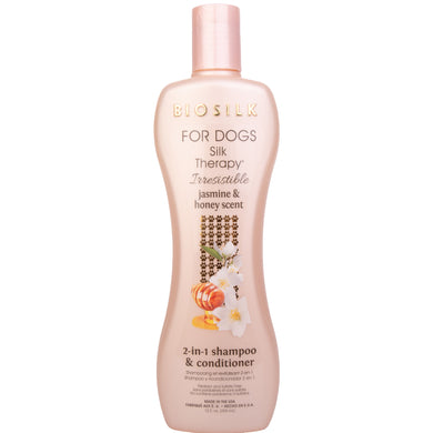 Biosilk for Dogs Silk Therapy Irresistible 2-in-1 Shampoo and Conditioner