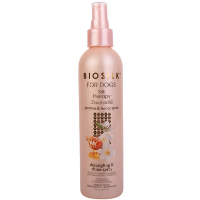 Biosilk for Dogs Silk Therapy Irresistible Detangling & Shine Spray