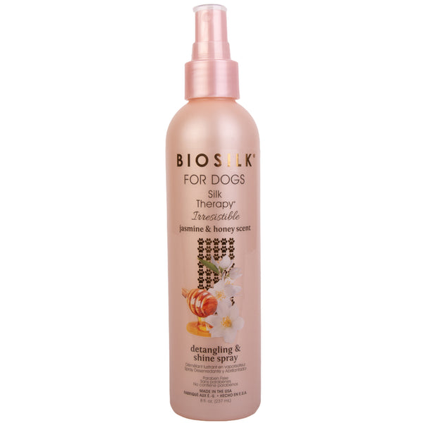 Biosilk for Dogs Silk Therapy Irresistible Detangling & Shine Spray