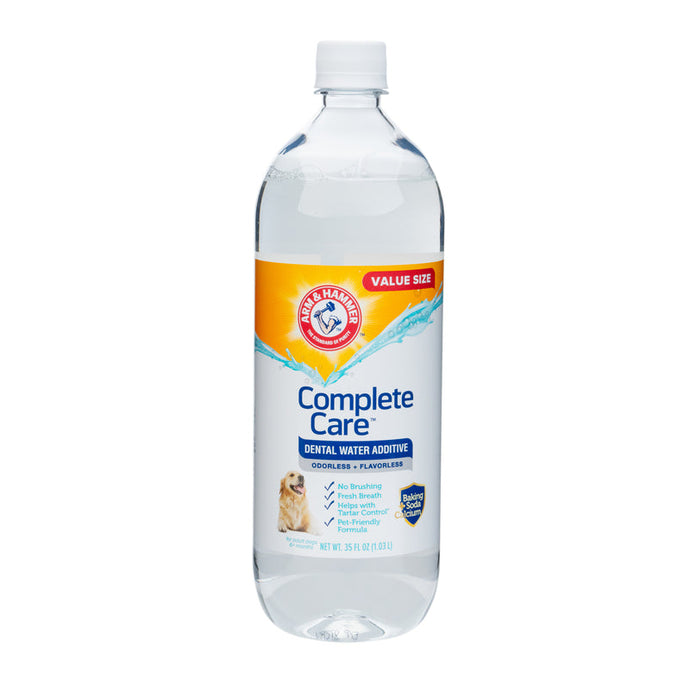 Arm & Hammer Complete Care Dog Dental Rinse, Odorless and Flavorless, 35 Ounces