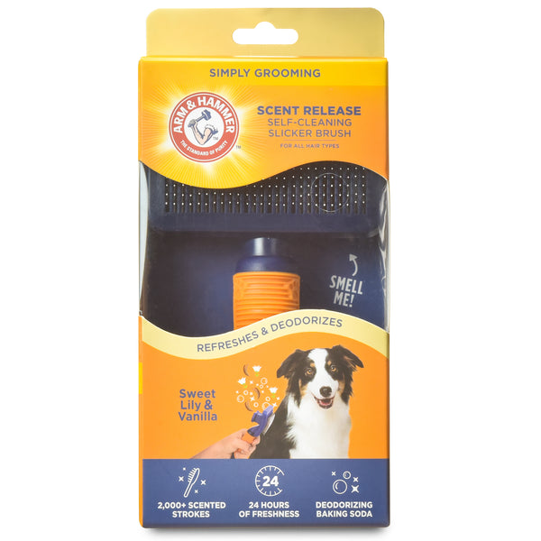 Arm & Hammer: Scented Self Cleaning Slicker Brush
