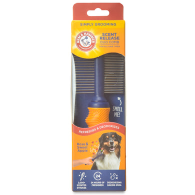 Arm & Hammer: Simply Glam Comb Dog - Sweet Apple & Rose