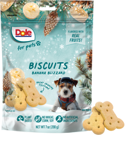 Dole: Winter Dog Biscuits, Banana Blizzard