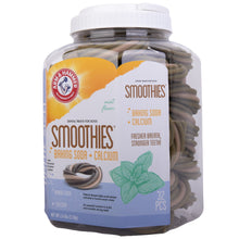Arm & Hammer Dental Treats for Dogs, Smoothies Rounds, Mint Flavor, Value Bucket - 32 pcs