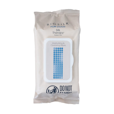 BioSilk for Dogs Moisturizing & Cleansing Wipes, 100ct