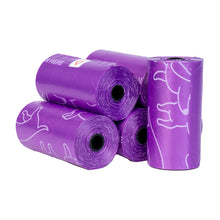 Glad for Pets Scented Waste Bags Refill Rolls, 6 rolls/90 Bags - Purple