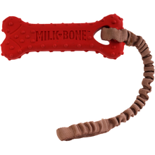 Milk-Bone: 6" Tug and Treat Bone Dog Toy with Bungee