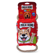 Milkbone: 8" Large Squeaker Box Rope Toy