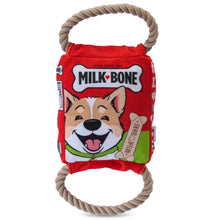 Milkbone: 8" Large Squeaker Box Rope Toy