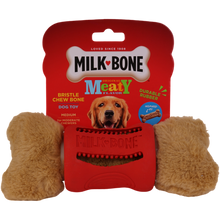 Milk-Bone: 8" Plush and Brush Multi-Texture Dog Toy