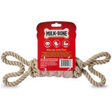 Milk-Bone: 16" Bone Shape Tugger Pull Rope Dog Toy