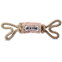 Milk-Bone: 16" Bone Shape Tugger Pull Rope Dog Toy