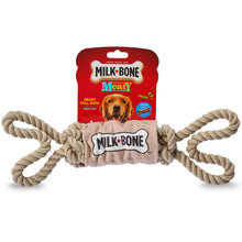 Milk-Bone: 16" Bone Shape Tugger Pull Rope Dog Toy