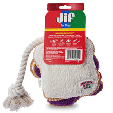 JIF: PB&J Sandwich Scented Rope Toy 12"