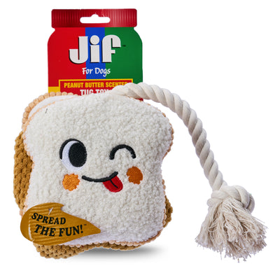 JIF: PB&J Sandwich Scented Rope Toy 12