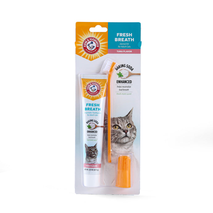Arm & Hammer Fresh Breath Dental Kit for Cats, Tuna