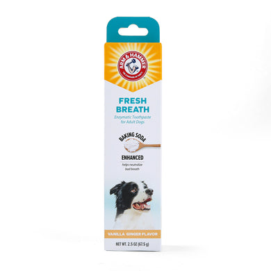 Arm & Hammer Fresh Breath Enzymatic Toothpaste for Dogs, Vanilla Ginger