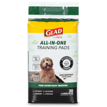 Glad for Pets Activated Carbon Training Pads for Puppies and Senior Dogs, 30 Count