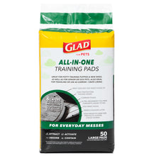Glad for Pets Activated Carbon Training Pads for Puppies and Senior Dogs, 50 Count
