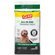 Glad for Pets Activated Carbon Training Pads for Puppies and Senior Dogs, 50 Count