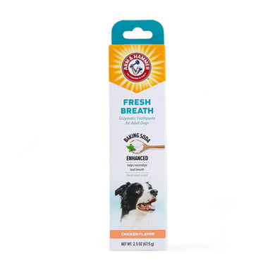 Arm & Hammer Fresh Breath Enzymatic Toothpaste for Dogs, Chicken Flavor