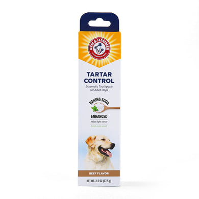 Arm & Hammer Tartar Control Enzymatic Toothpaste for Dogs, Beef Flavor