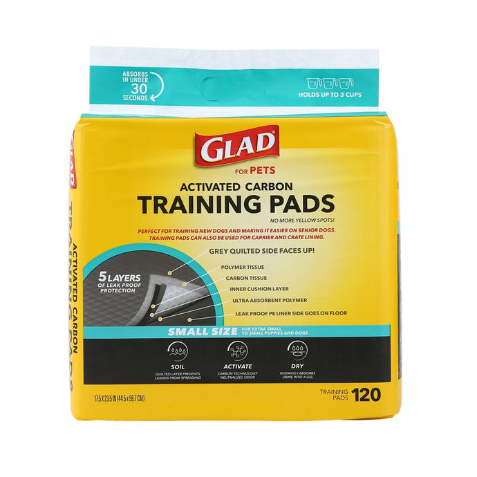 GLAD for Pets Small Carbon Activated Training Pads