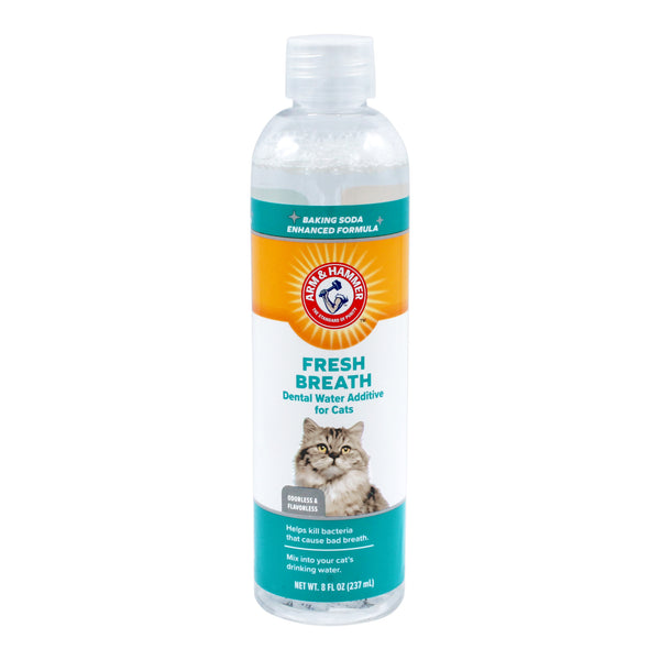 Arm & Hammer Fresh Breath Dental Water Additive for Cats, Odorless & Flavorless