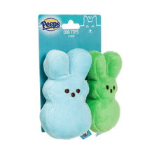 Peeps: 4" Plain Bunnies Plush Squeaker Pet Toy 2PK - Assorted